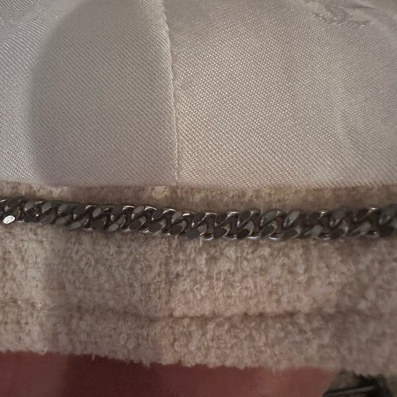 Chanel Cream Bouncle Wool Suit Eu 42 - Picture 10 of 11